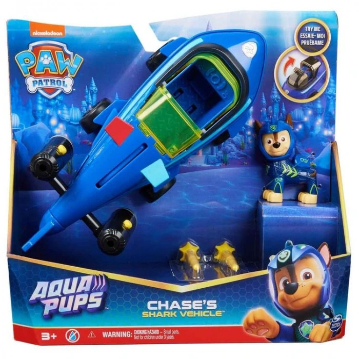 SPIN MASTER 6065229 PAW PATROL AQUA PUPS TEMALI ARAÇ FİGÜRLÜ OYUN SETİ