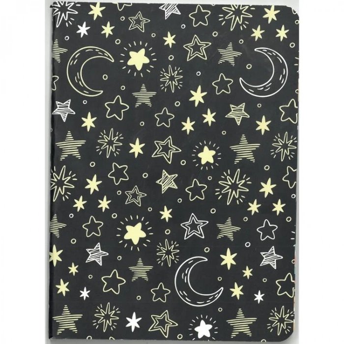 LİZ TDA6L ÖZEL BASKILI İPLİK DİKİŞLİ KARTON KAPAK 14.5x10.5 40YP. ÇİZGİLİ NOT DEFTERİ