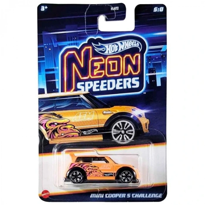 MATTEL HLH72 HOT WHEELS NEON YARIŞLAR TEKLİ ARABALAR 3+ ( ADET)