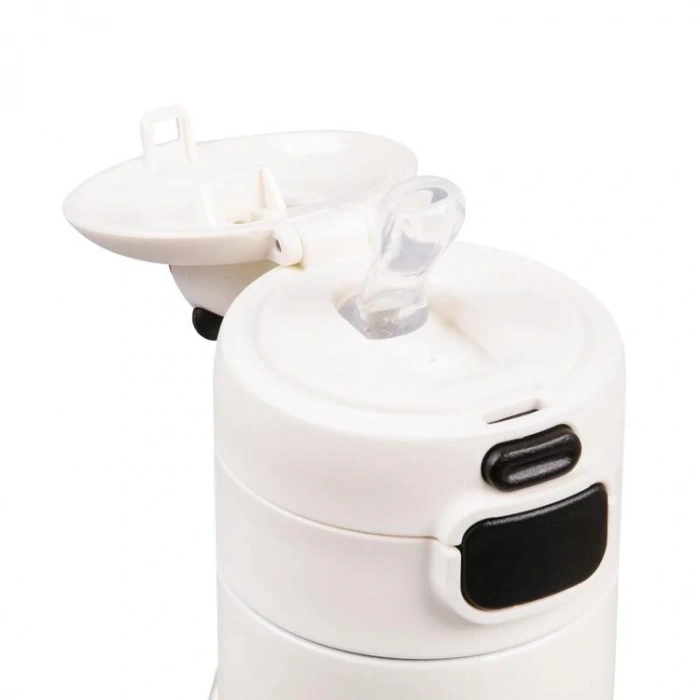 VAGONLİFE DILLER  ÇELİK PİPETLİ / PİPETSİZ KULLANIM SİLİKON TUTMAÇLI EL ASKILI MATARA/TERMOS D9240 480ML