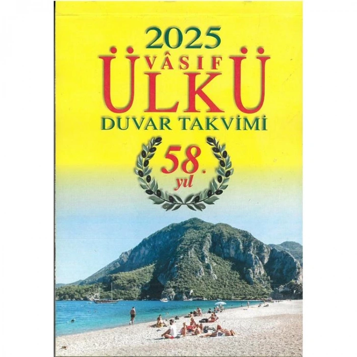 ÜLKÜ DUVAR TAKVİMİ 2025