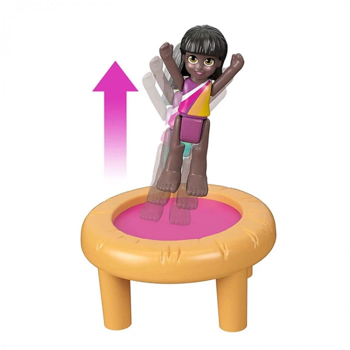 MATTEL  FRY35/HCG17 POLLY POCKET VE MACERALARI MİCRO OYUN SETİ SPARKLE STAGE