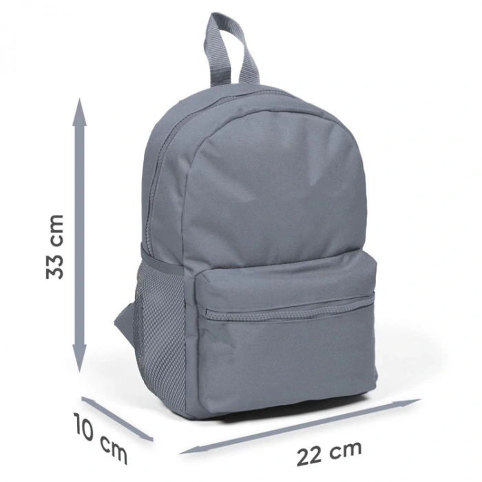 CORAL HIGH 23349 SİYAH NİNJA DESENLİ İKİ BÖLMELİ MİNİ SIRT ÇANTASI