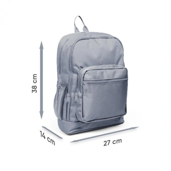 CORAL HIGH 23776 KIDS YEŞİL KAHVERENGİ HIGH CRAFT DESENLİ DÖRT BÖLMELİ SIRT ÇANTASI