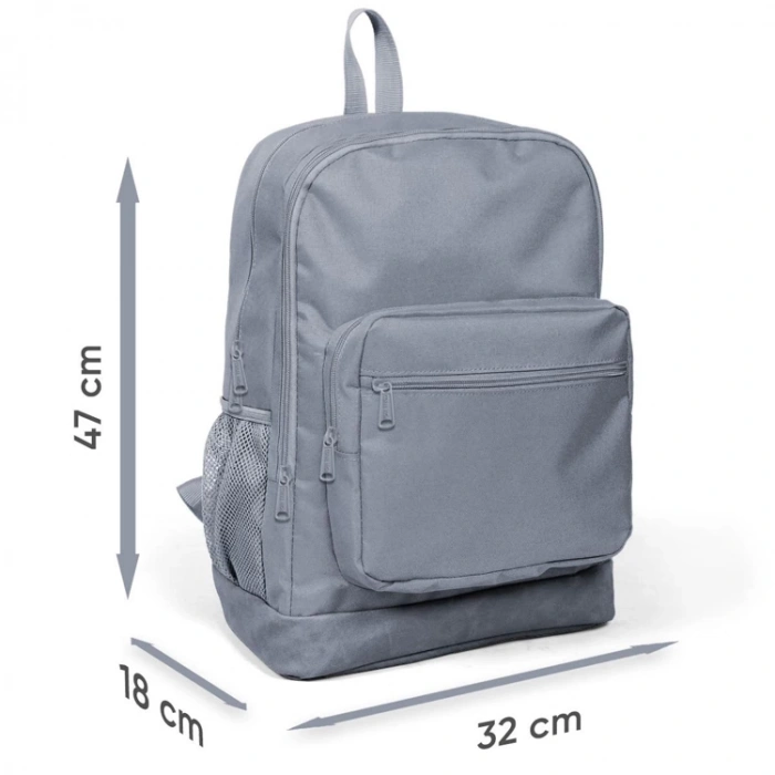 CORAL HIGH 24106 LAVANTA NAKIŞ LOGOLU USB+AUX ÇIKIŞI DÖRT BÖLMELİ SIRT ÇANTASI