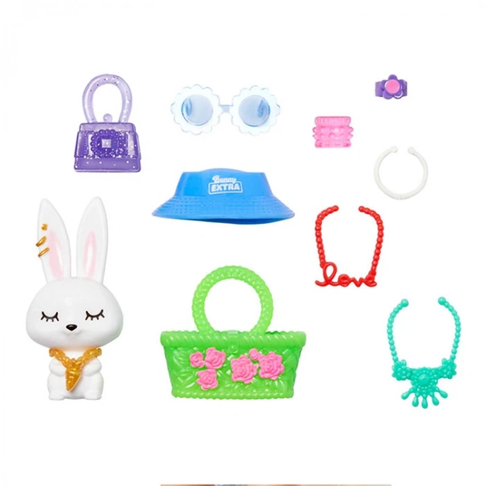 MATTEL HDJ45  BARBIE  EXTRA MAVİ ETEKLİ BEBEK