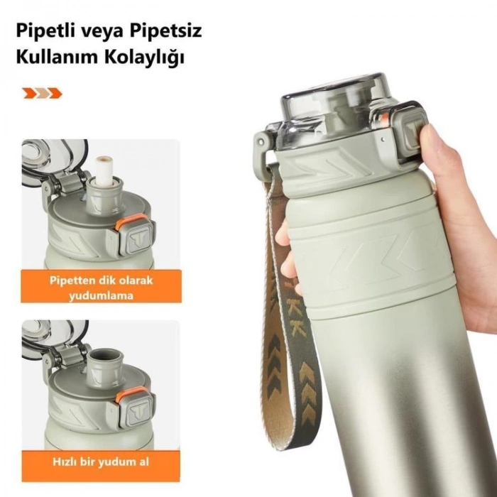 VAGONLİFE  T2022 TKK PASLANMAZ ÇELİK TERMOS 500 ML YEŞİL