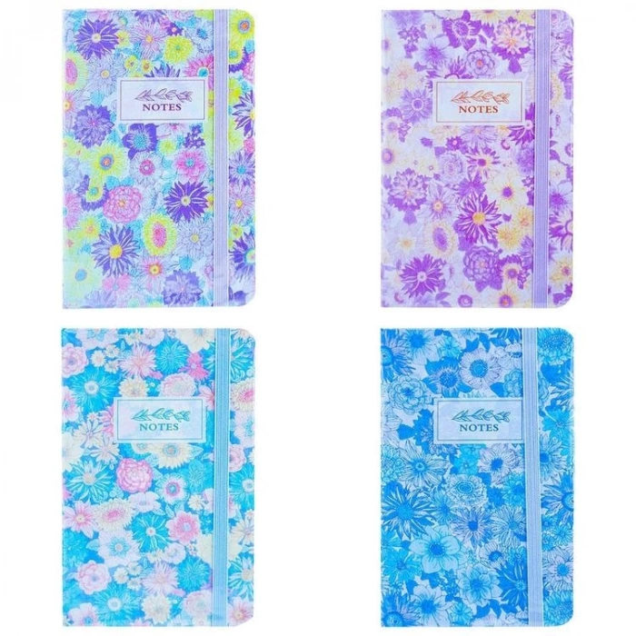 MİKRO A7-02 ÇİÇEKLER A7 ÇİZGİLİ 80YP NOT DEFTERİ