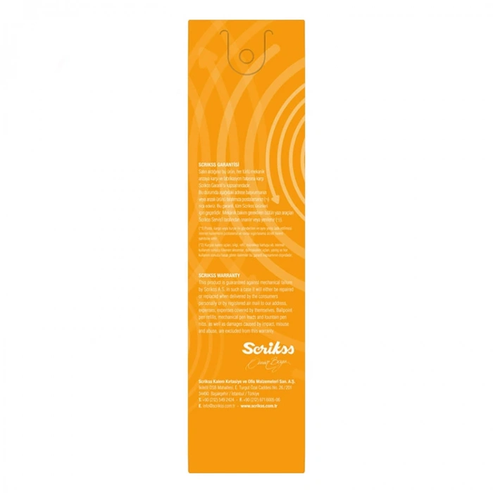 SCRIKSS TWIST VERSATİL KALEM 2.0 ŞEFFAF AMBALAJ TURUNCU