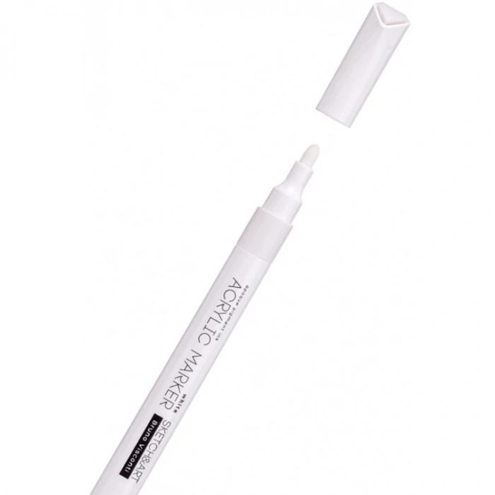 BRUNO VISCONTI 22-0129 SKETCH & ART AKRİLİK MARKER KALEM SETİ 3LÜ (ALTIN-GÜMÜŞ-BEYAZ)