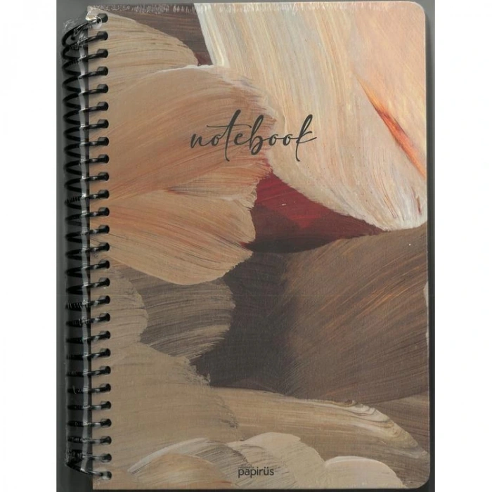PAPİRÜS NOVA SERT KAPAK SPİRALLİ 16X23 100YP. KARELİ DEFTER
