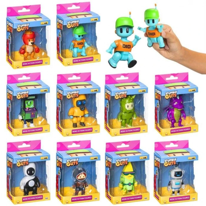 NECO SG6210 STUMBLE GUYS KOLEKSİYON FİGÜR 11.5 CM ÇIKARTMALI 8+