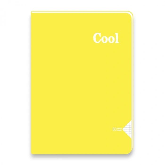 KESKİN COOL DİKİŞLİ PP KAPAK DEFTER A4 60 YP. KARELİ