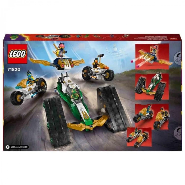 LEGO NINJAGO 71820 NINJA TEAM COMBO VEHICLE 576 PARÇA 9+