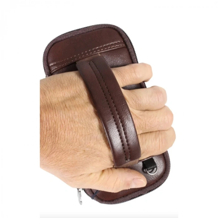 U.S. POLO PLEVR21604 ÇAPRAZ ASKILI CEP TELEFONLUK ÇANTA KAHVERENGİ