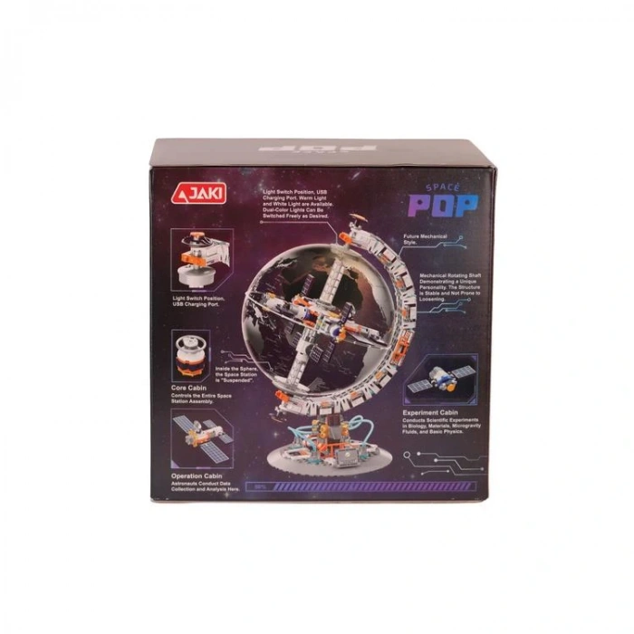 VAGONLIFE JAKI CK006 YENİ HAVACILIK SERİSİ KÜRE 770 PARÇA BLOCK OYUNCAK 8+