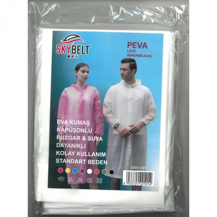SKYBELT SKY-101 KAPÜŞONLU YAĞMURLUK STANDART BEDEN - TEKLİ