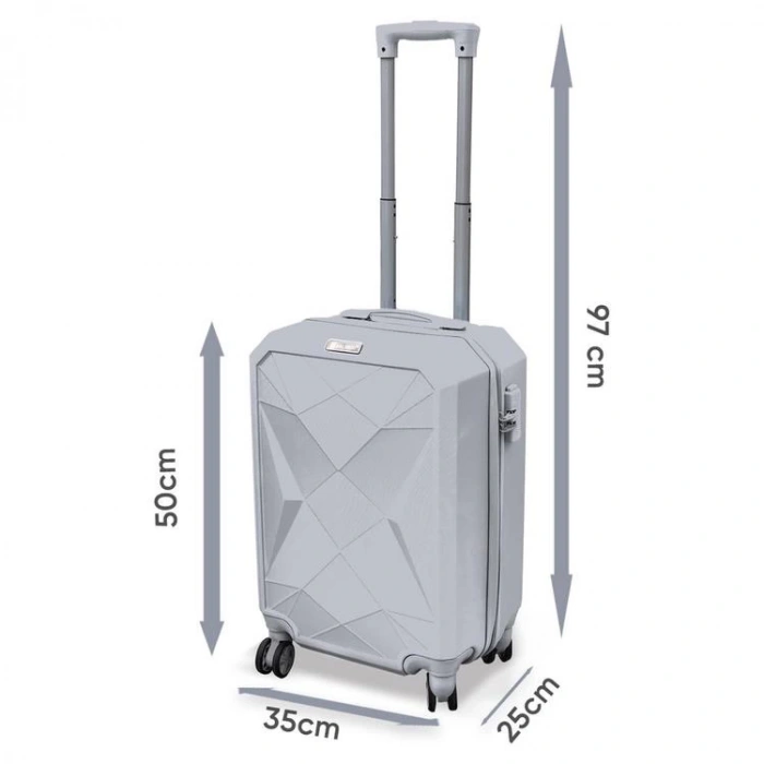 CORAL HIGH 16611 DIAMOND VALİZ KÜÇÜK BOY YEŞİL