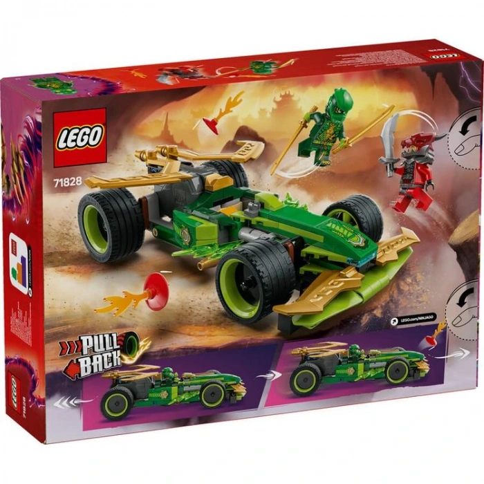 LEGO 71828 NINJAGO LLOYDS PULL-BACK RACE CAR 181 PARÇA 7+