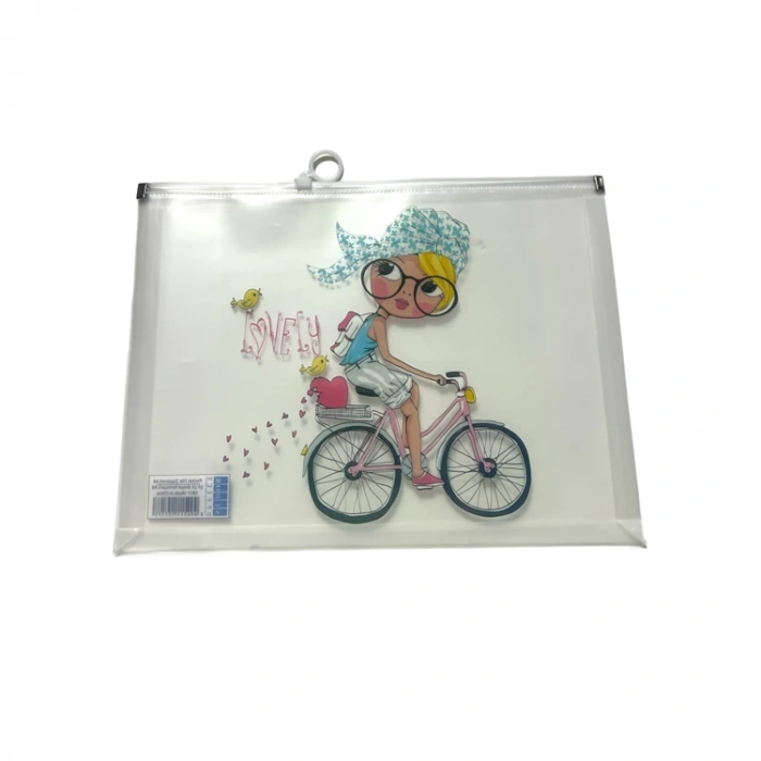 SÜDOR SB31 (H015) DESENLİ FERMUARLI A4 DOSYA  - TEKLİ