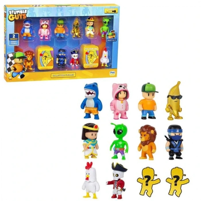 NECO SG2080 STUMBLE GUYS DELUXE 12Lİ FİGÜR SETİ