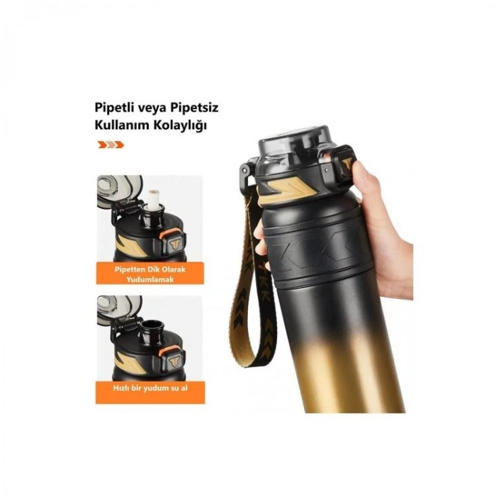 VAGONLİFE  T2022 TKK PASLANMAZ ÇELİK TERMOS 500 ML ALTIN