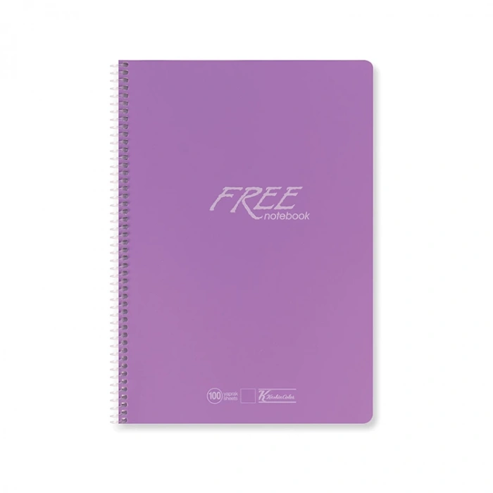 KESKİN FREE PP KAPAK SPİRALLİ DEFTER A4 160 YP.ÇİZGİLİ