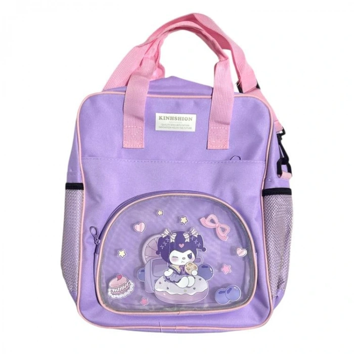 ODAK J448 KINHSHION KUROMİ& CANDY RABBIT 3 BÖLMELİ EL / KOL ÇANTASI 29 x 10 x 35 cm