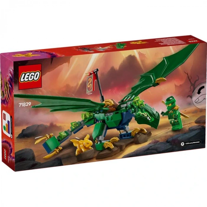 LEGO 71829 NINJAGO LLOYDS GREEN FOREST DRAGON 128 PARÇA 6+