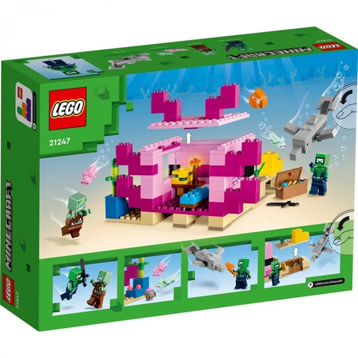 LEGO MINECRAFT 21247 THE AXOLOTL EVİ 242 PARÇA
