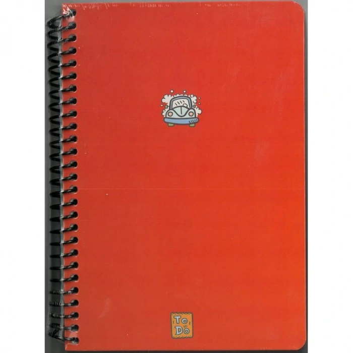 PAPİRÜS TO DO SERT KAPAK SPİRALLİ 16X23 120YP. KARELİ DEFTER