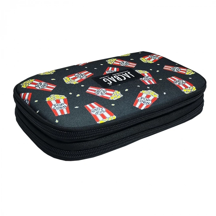 JACBAG DUAL COVER JAC-11 OVAL- ÇİFT KAPAKLI KALEM ÇANTASI