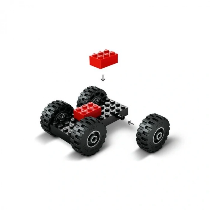 LEGO CITY 60450 SARI TEKERLEKLİ İNŞAAT YÜKLEYİCİSİ 81 PARÇA  4+