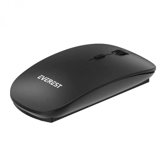 EVEREST SM-12 2.4GHZ KABLOSUZ MOUSE SİYAH