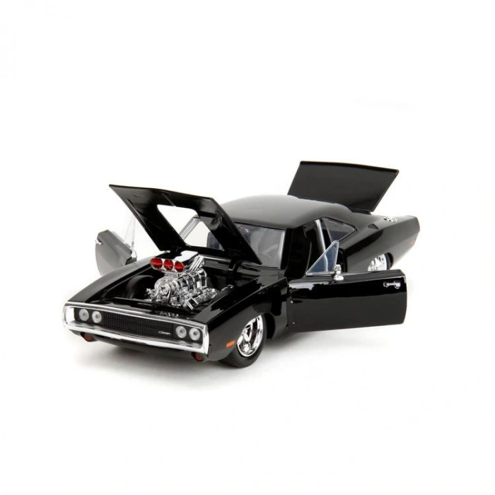 SİMBA JADA 3205006 FAST&FURIOUS 1:24 DOM & DODGE CHARGER R/T METAL ARABA VE  FİGÜR 8+