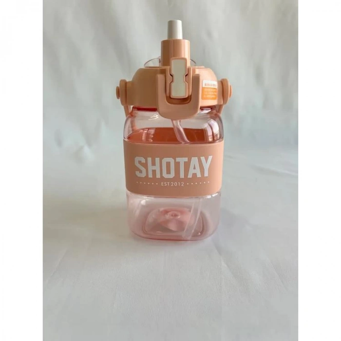 SHOTAY RIBBON GRIP PİPETLİ ASKILI MATARA 7308 1000 ML
