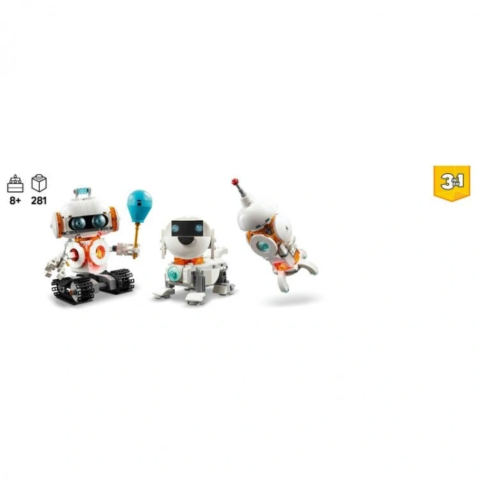 LEGO CREATOR 31164 SPACE CREATOR 3IN1 281 PARÇA 8+