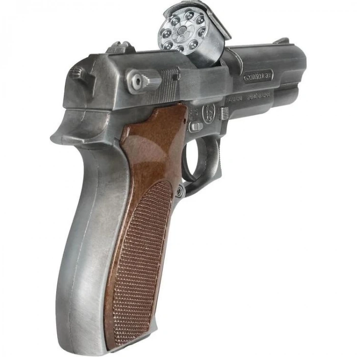 GONHER REF-45-1 8K OLD SILVER METAL POLİS SİLAH TABANCA