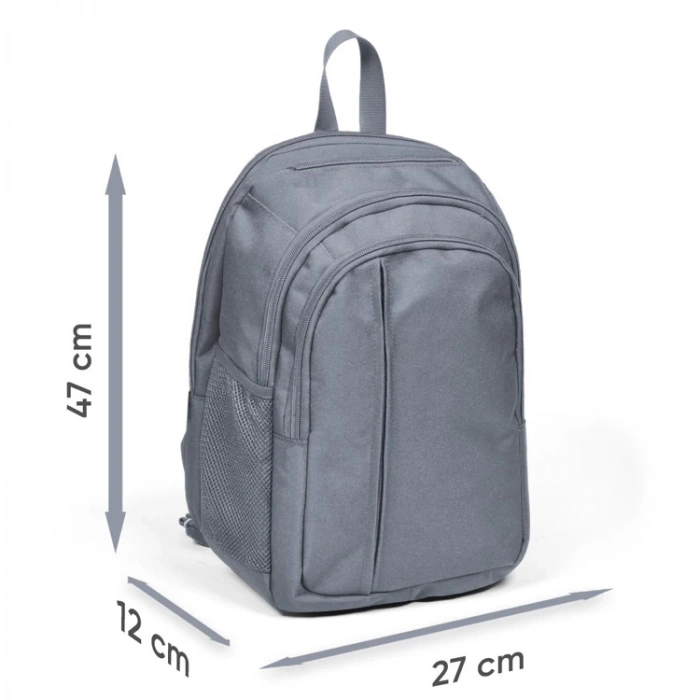 CORAL HIGH 23241 SİYAH USB + AUX SOKETLİ BEŞ BÖLMELİ SIRT ÇANTASI