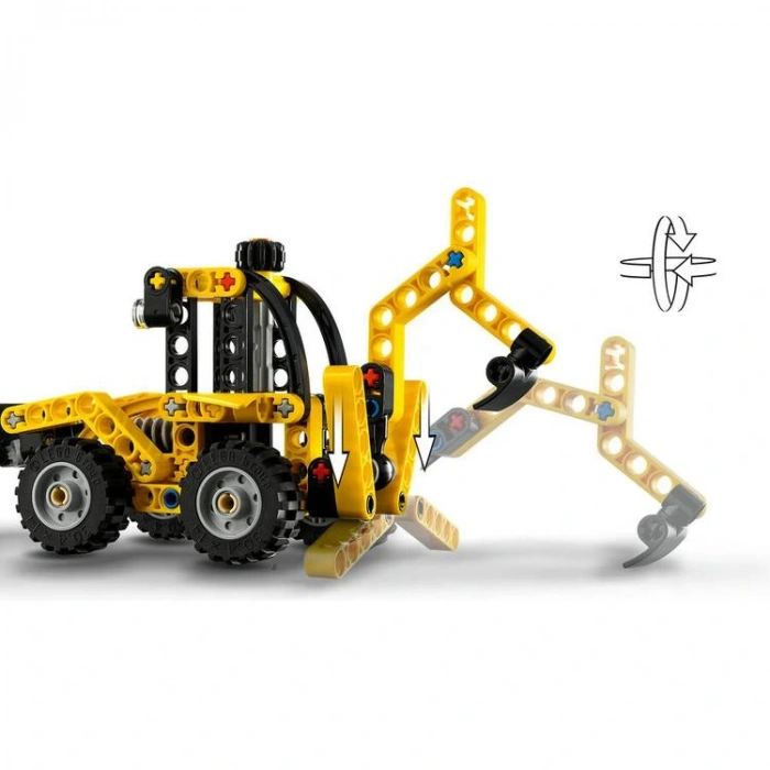 LEGO TECHNIC 42197 BACKHOE LOADER 104 PARÇA 7+