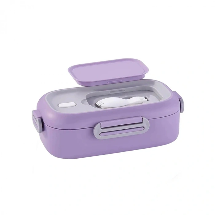 VAGONLİFE PASLANMAZ ÇELİK YEMEK KABI - LUNCH BOX BL2106 LİLA-GRİ