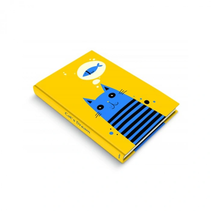 DEFFTER CATS DREAM / 14X20 SERT KAPAK  96 YP. ÇİZGİLİ DEFTER