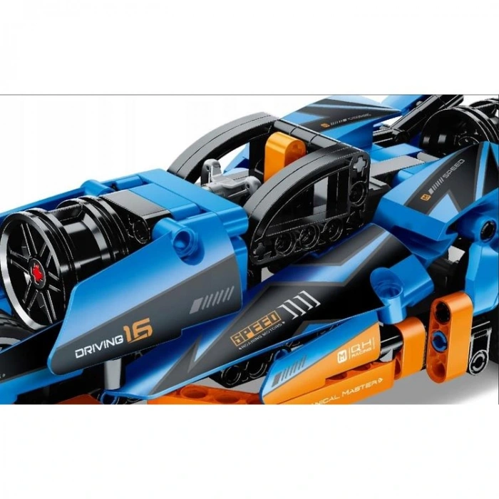 SUNMAN İM. MASTER NO.5816 ÇEK-BIRAK YARIŞ ARABASI MAVİ LEGO YAPIM SETİ 202 PARÇA 6+