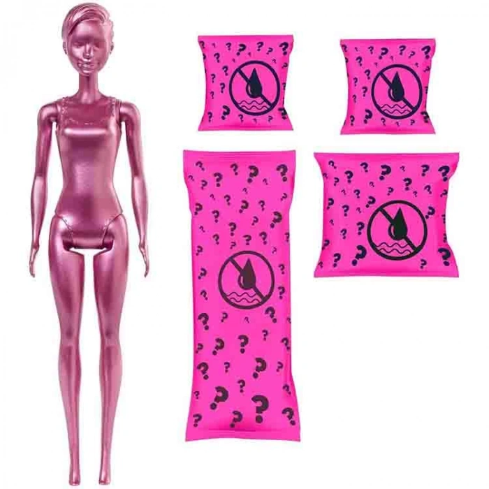 BARBIE GWC55 COLOR REVEAL RENK DEĞİŞTİREN SÜRPRİZ IŞILTILI BEBEKLER- (SERİ 1 )