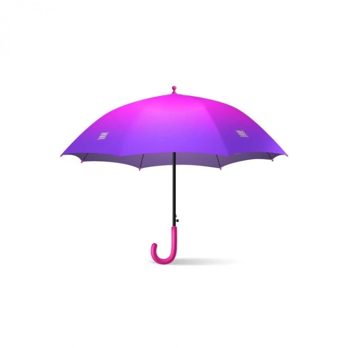 CORAL HIGH 12665 KIDS PEMBE MOR RENK GEÇİŞLİ ÇOCUK ŞEMSİYESİ