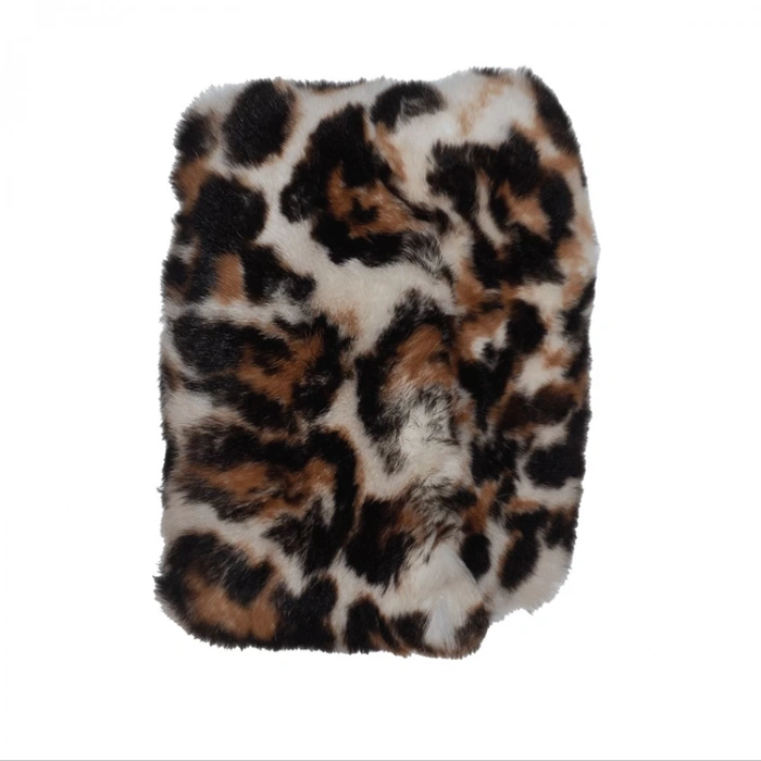 KARİN TAVŞAN DERİSİ EL ALTLIĞI RENKLİ