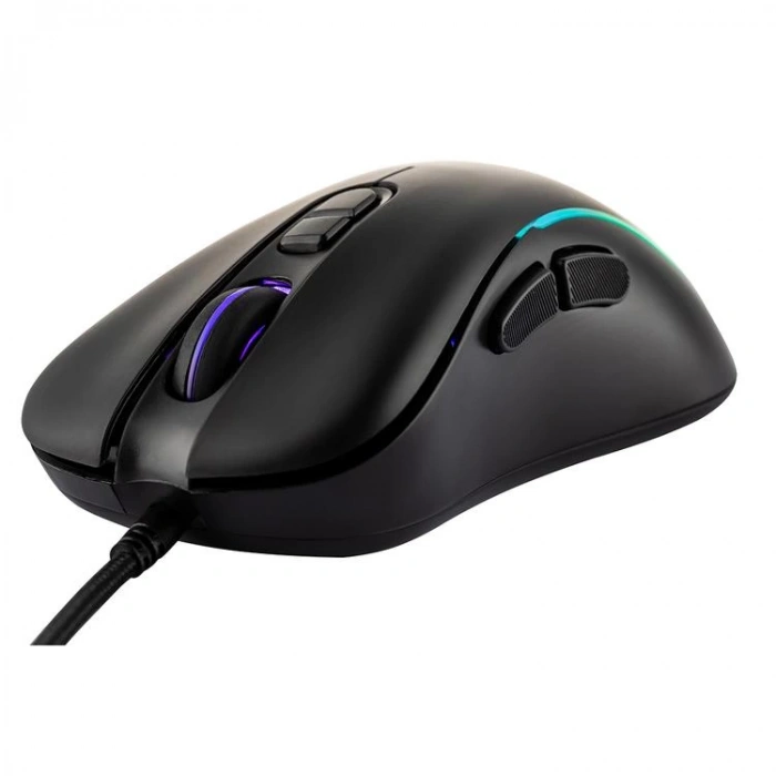 ROWL RGM-03 SCOPS 6400 DPI USB RGB AYDINLATMALI GAMİNG OYUNCU MOUSE SİYAH
