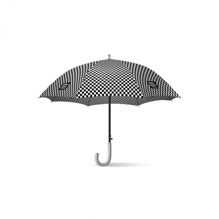 CORAL HIGH 12671 KIDS SİYAH BEYAZ DAMA DESENLİ ÇOCUK ŞEMSİYESİ