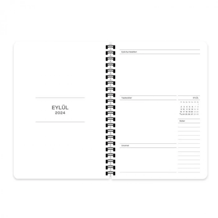 KESKİN 16X23 SPİRALLİ SERT KAPAK AKADEMİK AJANDA - PÖTİKARE 830229-99