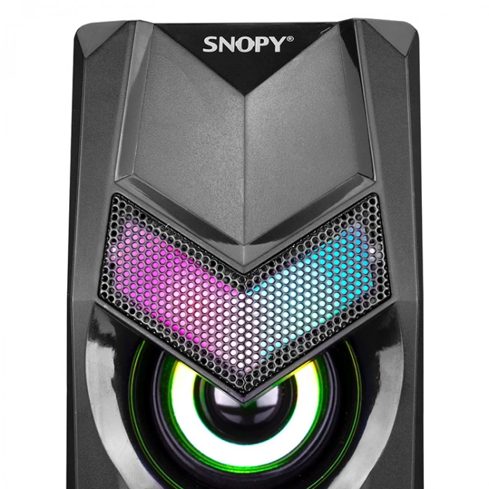 SNOPY SN-X25 2.0 MULTIMEDIA RGB IŞIKLI SPEAKER SİYAH